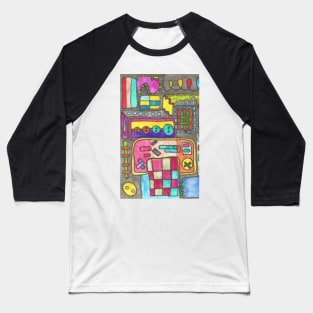 Colorful Patchwork Baseball T-Shirt